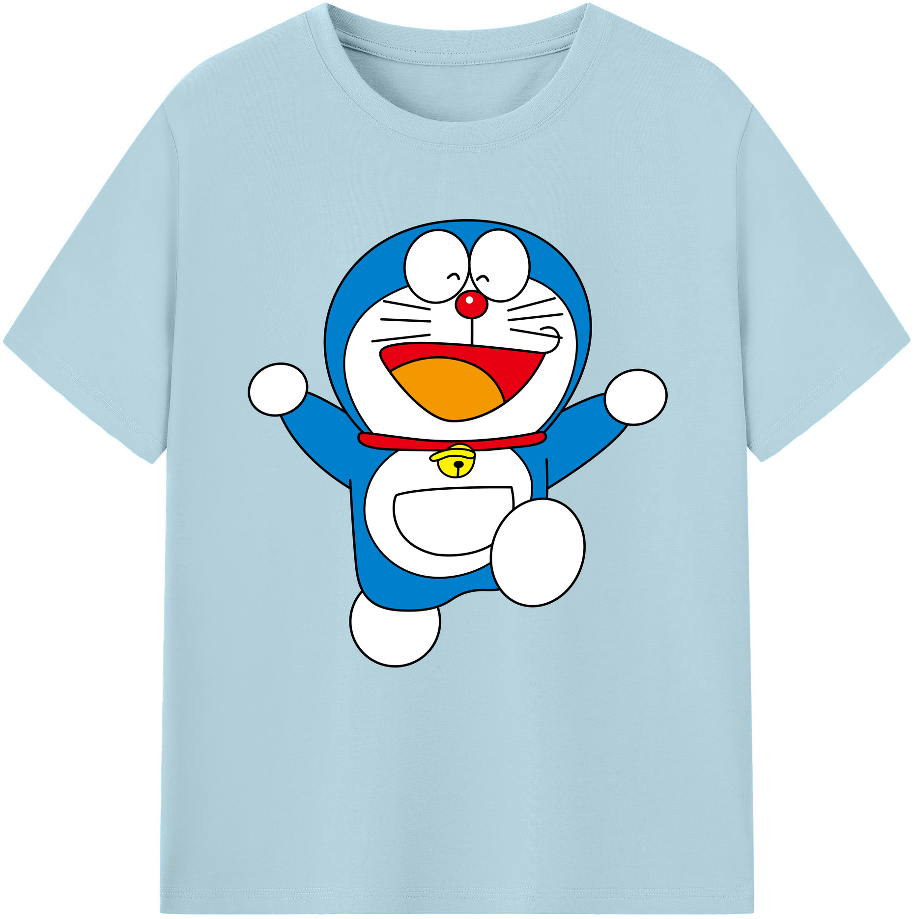 （画像用） ドラえもん Doraemon 綿100％半袖Tシャツ（フロントプリント）
